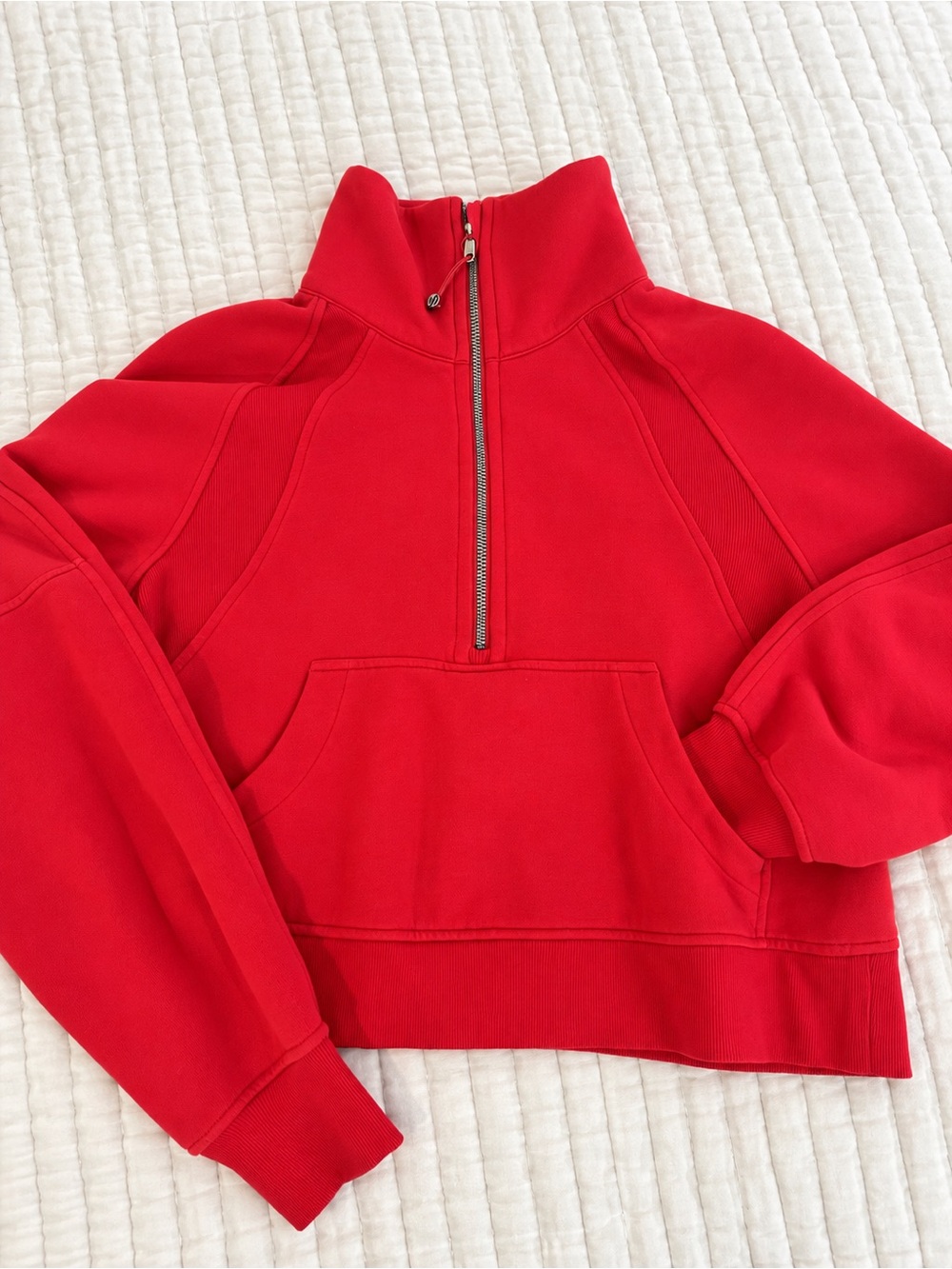 Lululemon Scuba Red Half-Zip Sweatshirt